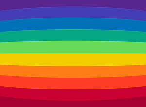 Regenbogenfarben