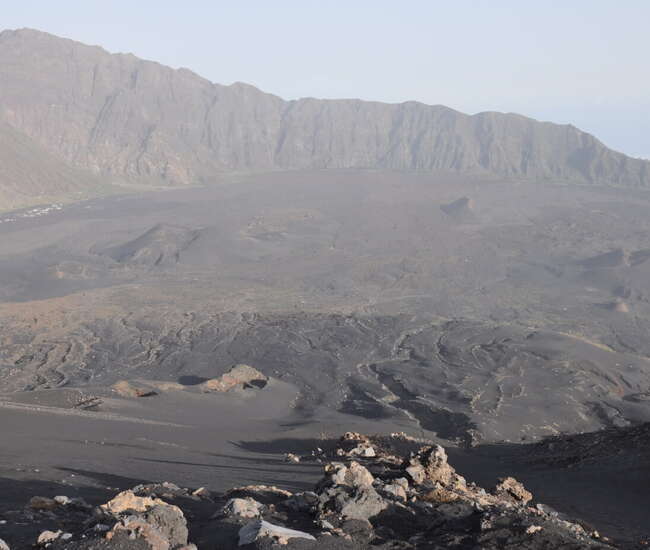 Kapverden Vukaninsel Fogo Auf dem Weg zum Gipfel