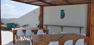 B&B Sereia Azul Boa Vista - Frühstücksterrasse