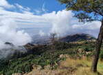 Ausblick auf Natur und Wolken auf der Insel Santo Antão