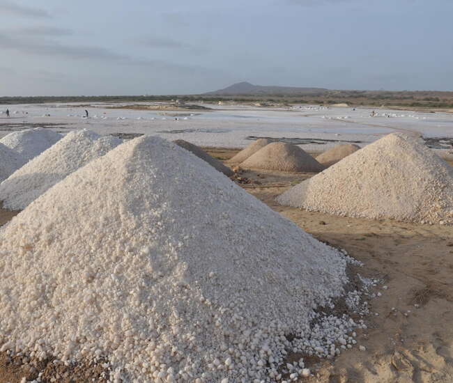 Kapverdische Insel Maio - No Streß - Salzgewinnung